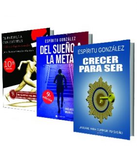 Libros Crecer para ser, Del sueño a la meta y De patrulla con filipides